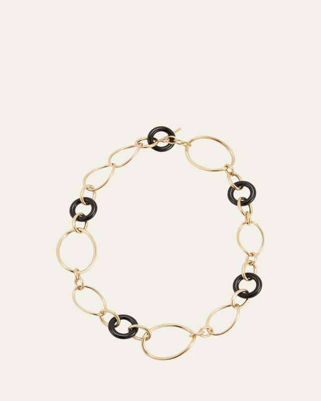 18K Yellow Gold Small Stella Necklace